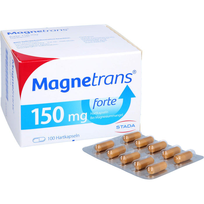 Magnetrans forte 150 mg Hartkapseln bei Magnesiummangel, 100 St. Kapseln