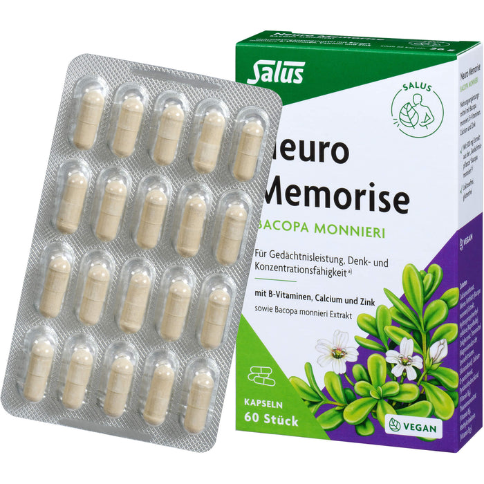 Neuro Memorise Bacopa monnieri Salus, 60 St KAP