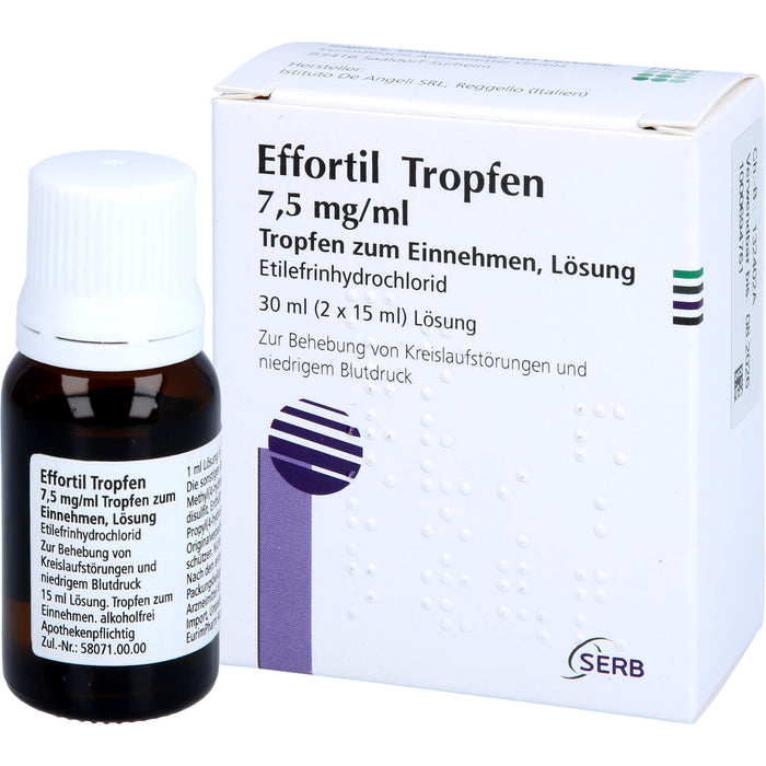 Effortil Tropfen Reimport EurimPharm, 30 ml Solution