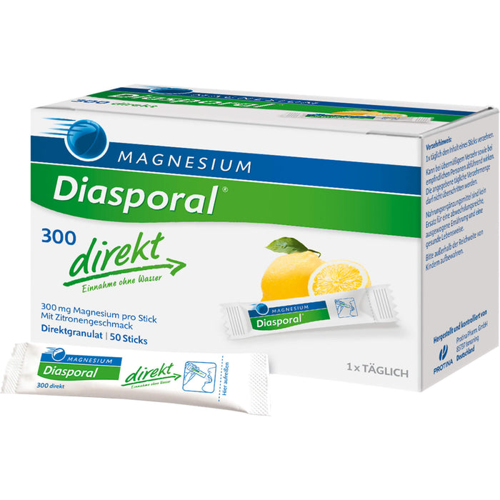 Diasporal 300 direkt Magnesium Granulat Sticks, 50 St. Beutel