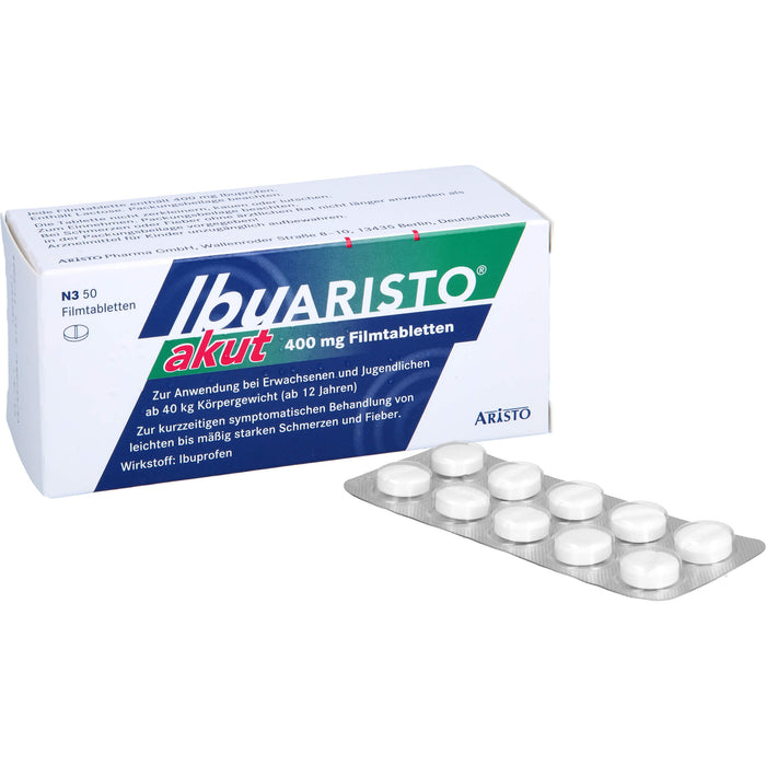 Ibuaristo Akut 400mg Fta, 50 St FTA