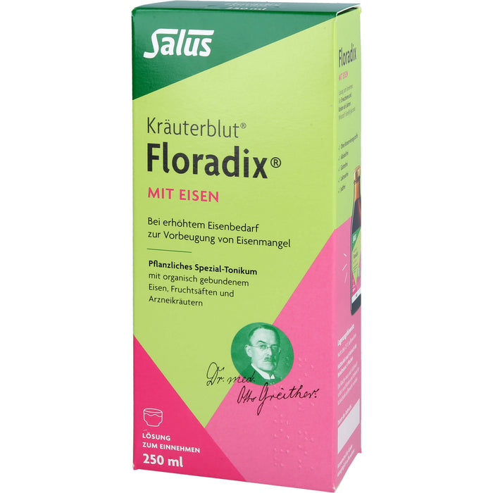 Floradix mit Eisen Lösung, 250 ml Lösung