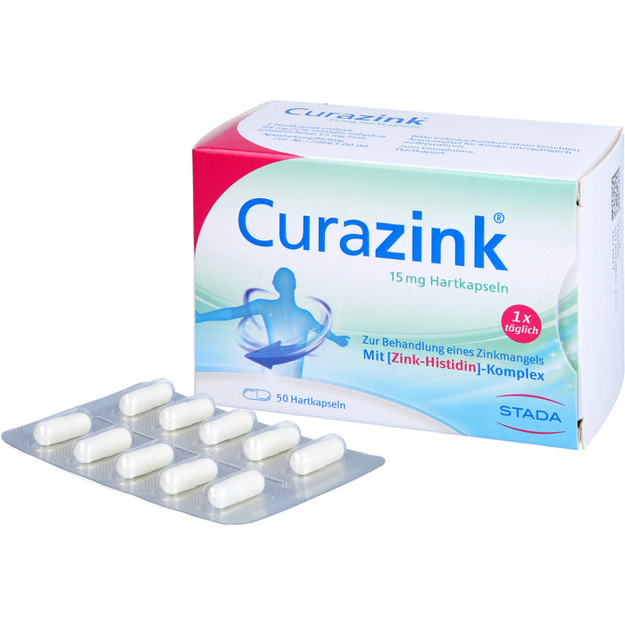 Curazink 15 mg Hartkapseln, 50 St. Kapseln