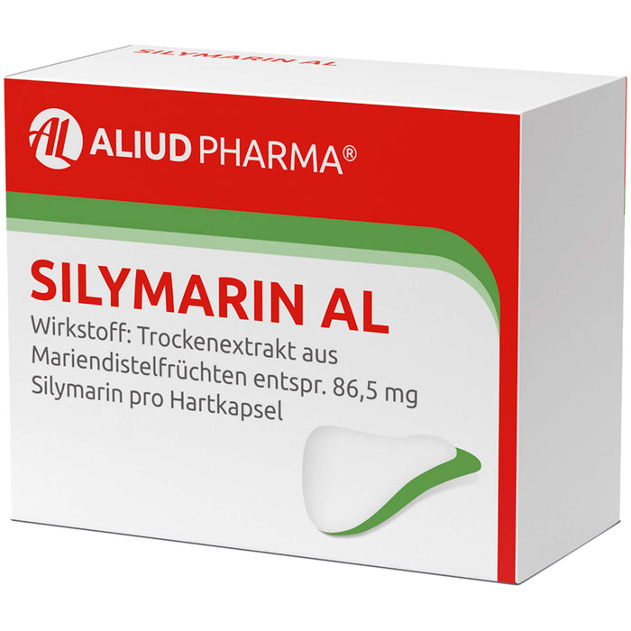 Silymarin AL Hartkapseln bei Lebererkrankungen, 30 pc Capsules