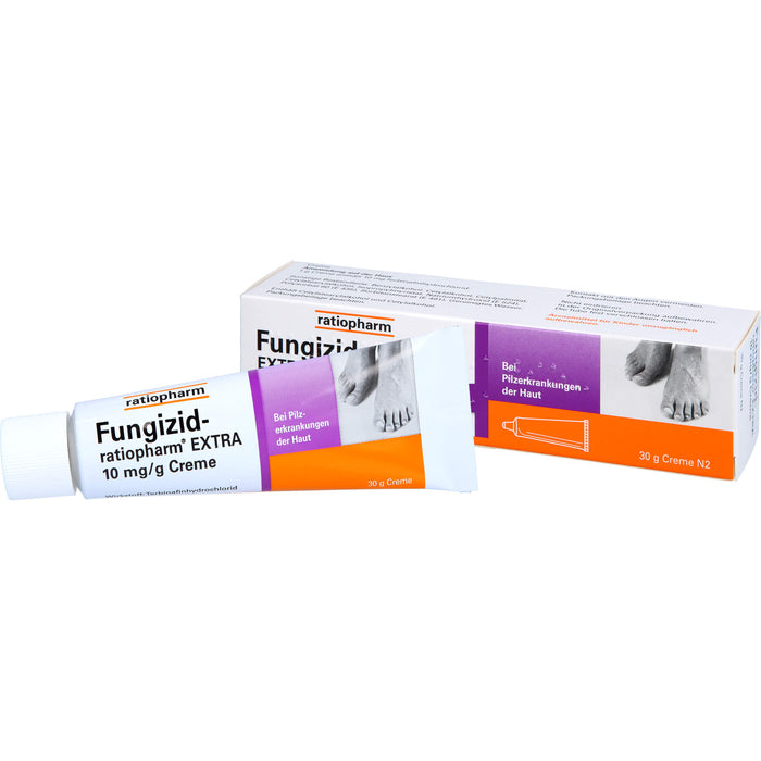 Fungizid-ratiopharm Extra Creme bei Pilzerkrankungen der Haut, 30 g Cream