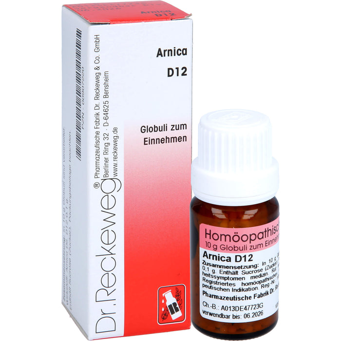 Dr.RECKEWEG & CO Arnica D 12 Globuli, 10 g Globuli