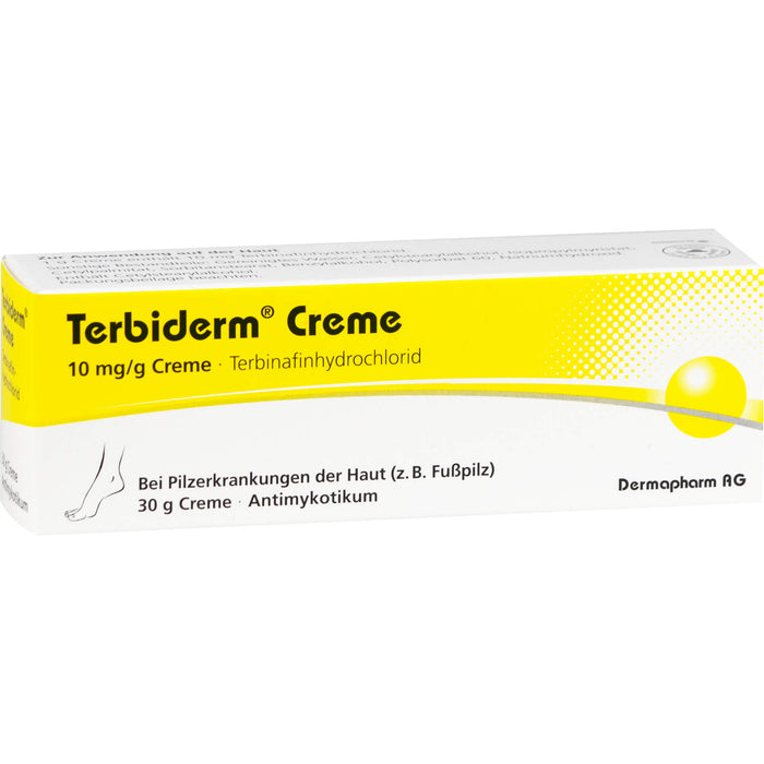 Terbiderm Creme bei Pilzinfektionen der Haut, 30 g Cream