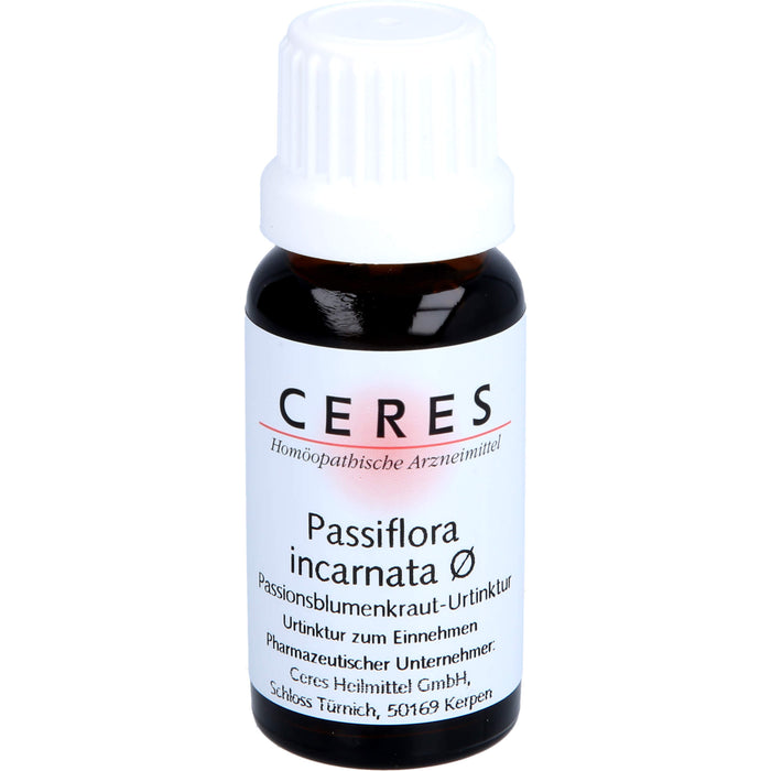 CERES Passiflora incarnata ø Urtinktur, 20 ml Lösung