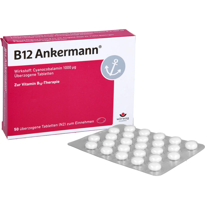 B12 Ankermann Tabletten, 50 pcs. Tablets