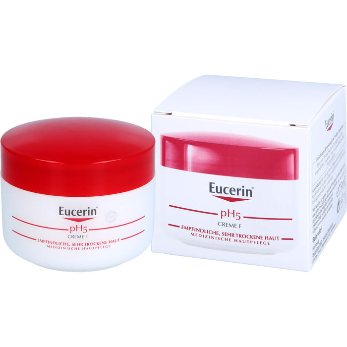 Eucerin pH5 Creme F Empfindliche Haut, 75 ml Crème