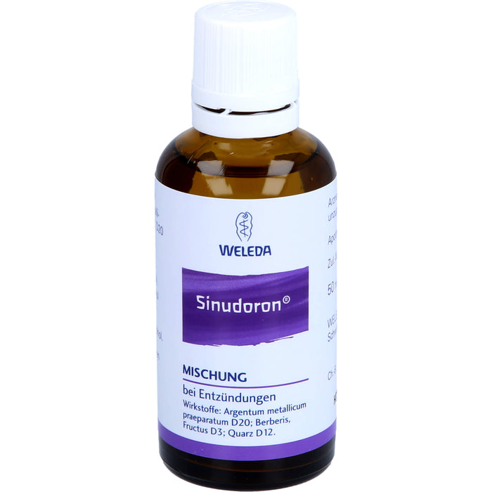 WELEDA Sinudoron Mischung bei Entzündungen, 50 ml Solution