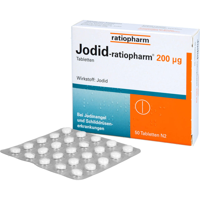 Jodid-ratiopharm 200 µg Tabletten, 50 pc Tablettes