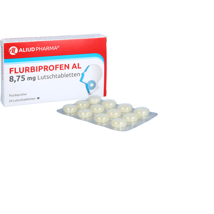 Flurbiprofen AL 8,75 mg Lutschtabletten, 24 pc Tablettes