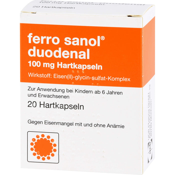 ferro sanol duodenal Kapseln gegen Eisenmangel, 20 pc Capsules