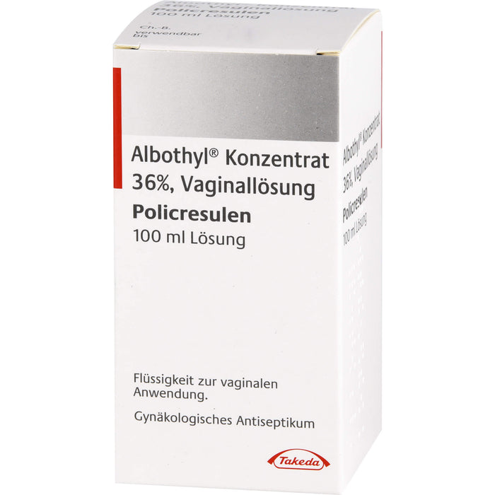 Takeda Albothyl Konzentrat, 36%, Vaginallösung, 100 ml Solution