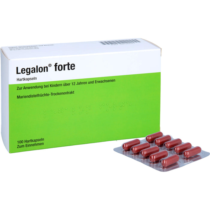 Legalon forte Hartkapseln Reimport axicorp, 100 St. Kapseln