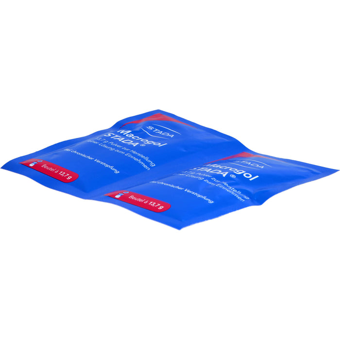 STADA Macrogol 13,7 g Pulver bei chronischer Verstopfung, 10 pcs. Sachets