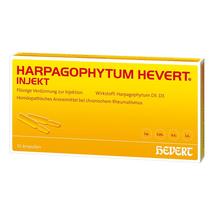 Harpagophytum Hevert injekt Ampullen, 10 pc Ampoules