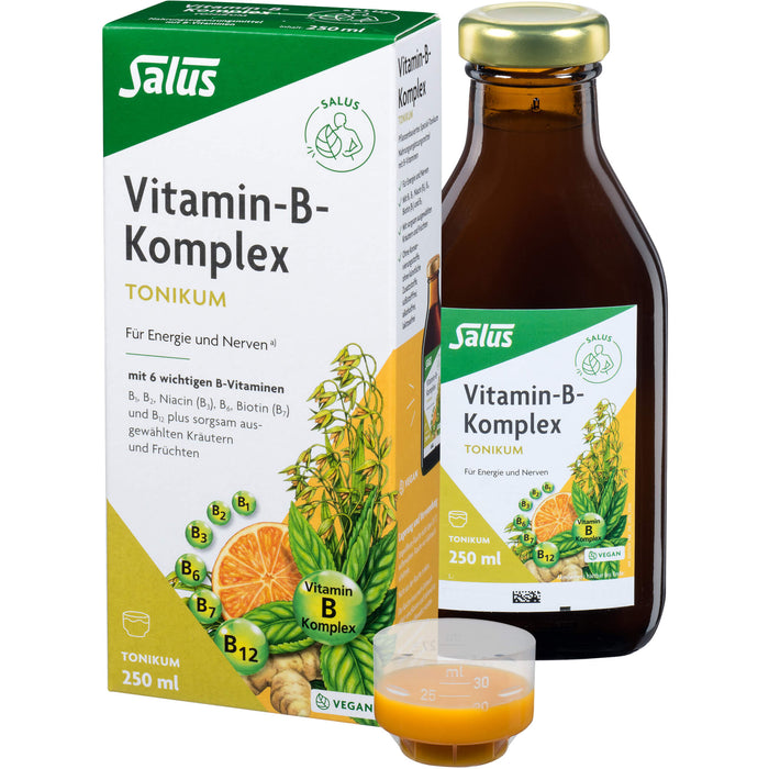 Salus Vitamin-B-Komplex Tonikum für Energie und Nerven, 250 ml Lösung