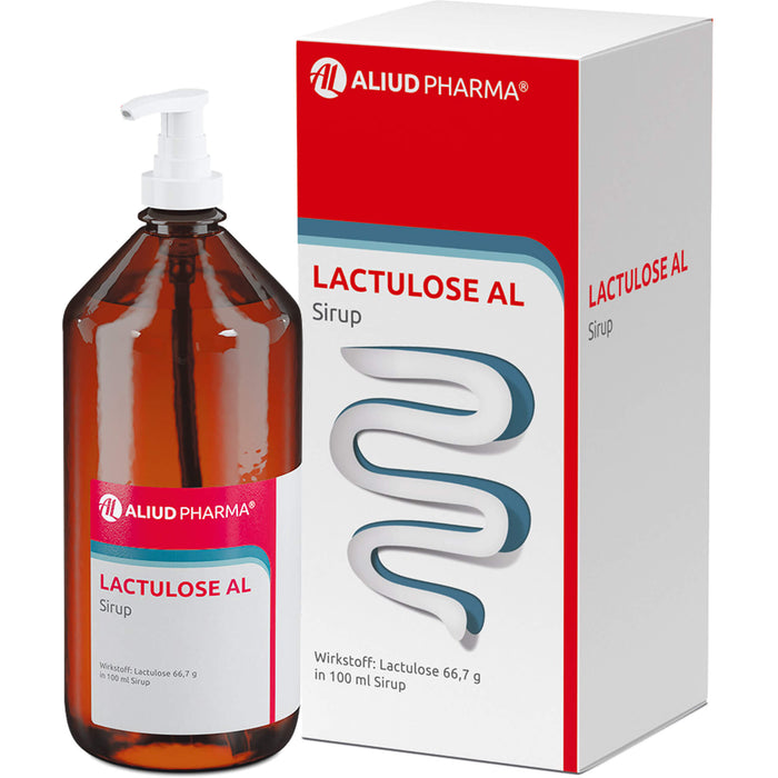 Lactulose AL Sirup bei Verstopfung, 1000 ml Lösung