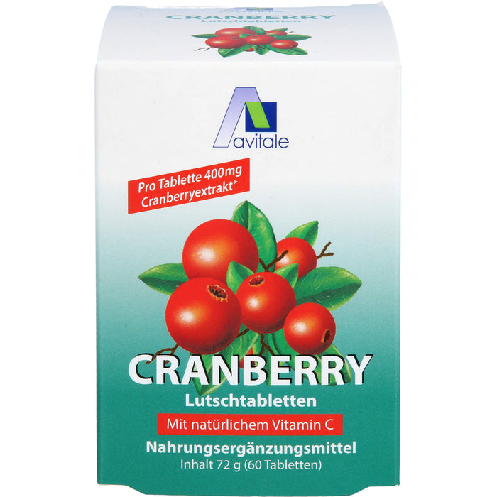 CRANBERRY Lutschtabletten, 60 St LUT