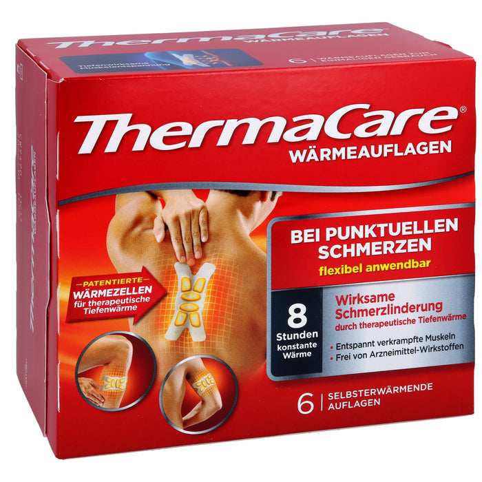 ThermaCare Wärmeauflagen wirksame Schmerzlinderung, 6 pc Pansement