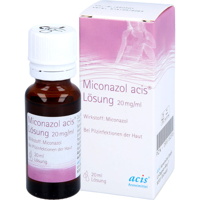 Miconazol acis Lösung, 20 mg/ml Lösung zur Anwendung auf der Haut, 20 ml Lösung