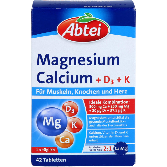 ABTEI Magnesium Calcium+D+K, 42 St TAB