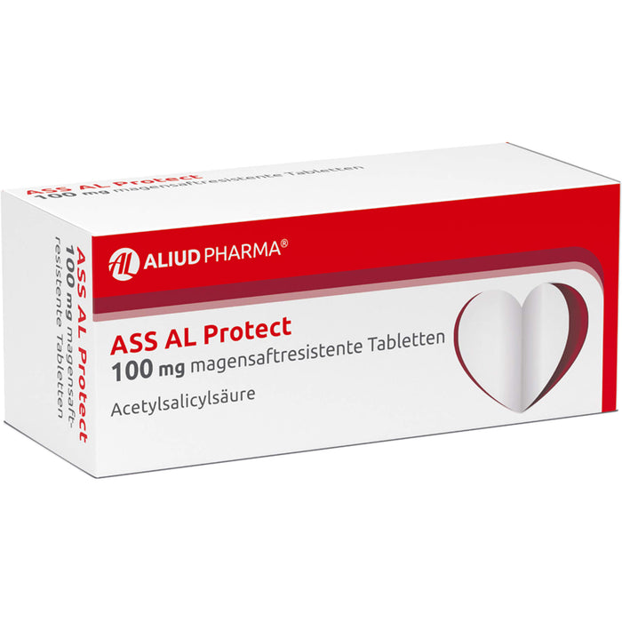 ASS AL Protect 100 mg magensaftresistente Tabletten, 100 St. Tabletten