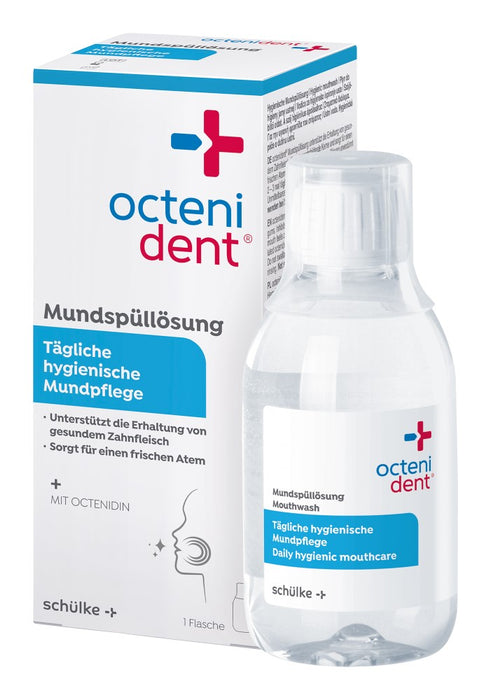 octenident Mundspüllösung - Hygienische Mundpflege für die ganze Familie, 250 ml Solution