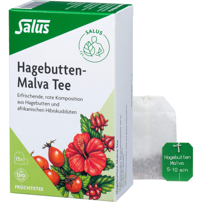 Hagebutten-Malvatee Früchtetee bio Salus, 15 St FBE