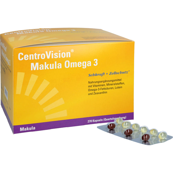 CentroVision Makula Omega 3 Kapseln, 270 St. Kapseln