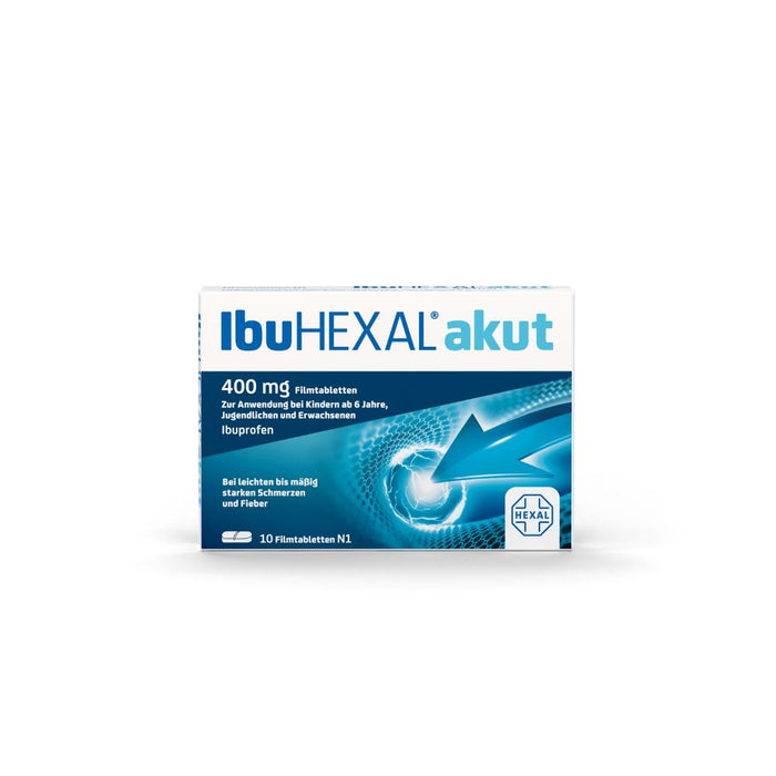 IbuHEXAL akut 400 mg, 10 St. Tabletten