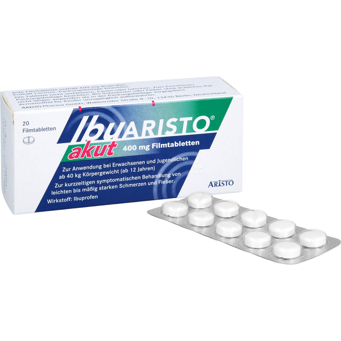 Ibuaristo Akut 400mg Fta, 20 St FTA