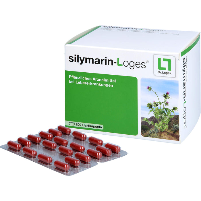 silymarin-Loges Kapseln bei Lebererkrankungen, 200 pc Capsules