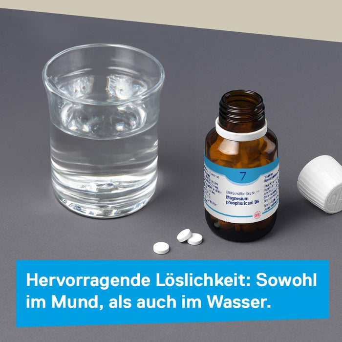 DHU Schüßler-Salz Nr. 7 Magnesium phosphoricum D12 – Das Mineralsalz der Muskeln und Nerven – das Original – umweltfreundlich im Arzneiglas, 80 pc Tablettes