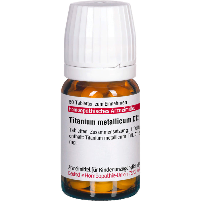 DHU Titanium metallicum D12 Tabletten, 80 St. Tabletten