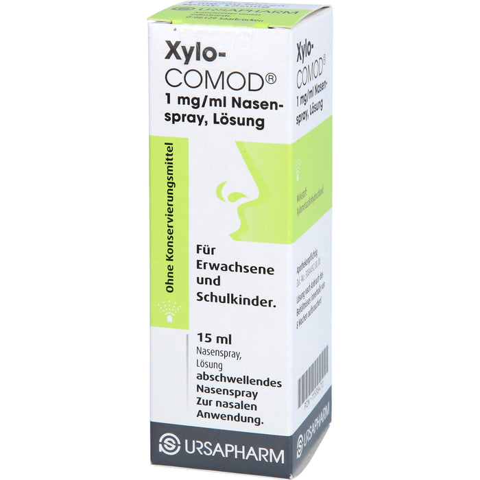 Xylo-COMOD 1 mg/ml Nasenspray zum Abschwellen der Nasenschleimhaut, 15 ml Lösung