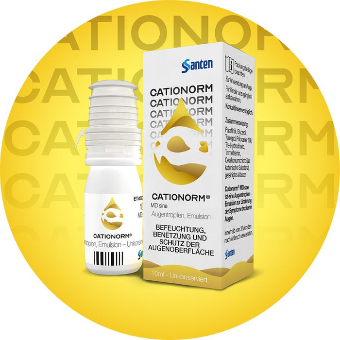 Cationorm-Augentropfen – der Rundumschutz bei trockenen und/oder tränenden Augen, 10 ml Solution