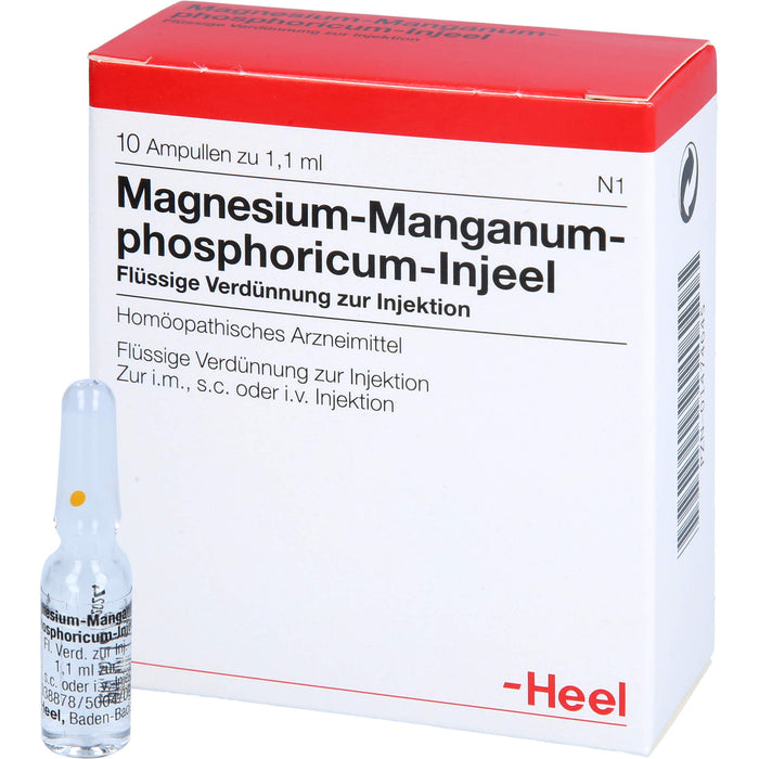 Heel Magnesium Manganum phosphoricum Injeel flüssige Verdünnung, 10 St. Ampullen