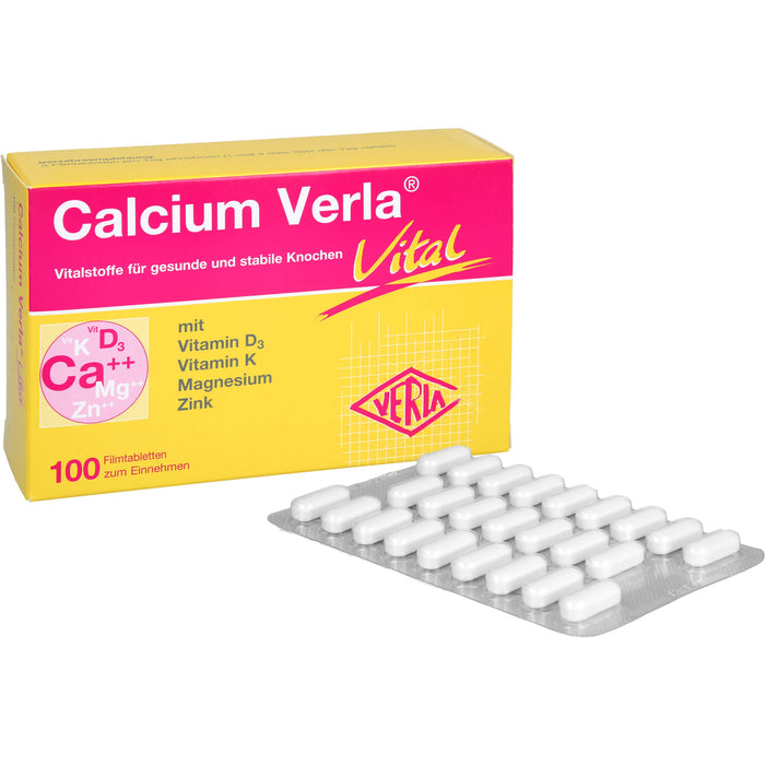 Calcium Verla vital Filmtabletten, 100 St. Tabletten