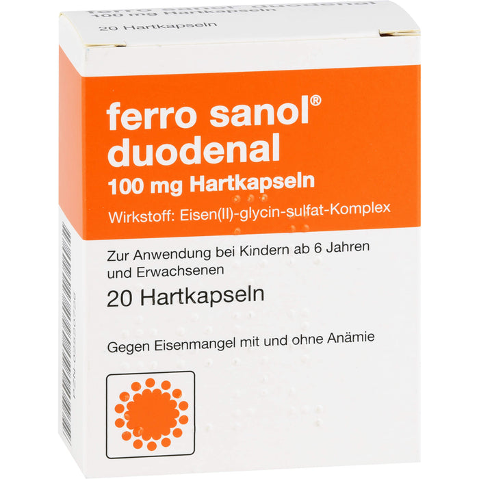 ferro sanol duodenal Kapseln gegen Eisenmangel, 20 pc Capsules