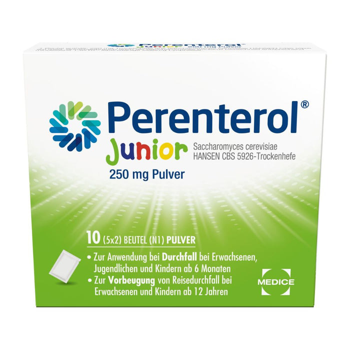 Perenterol Junior 250 mg Pulver bei Durchfall, 10 pc Sachets