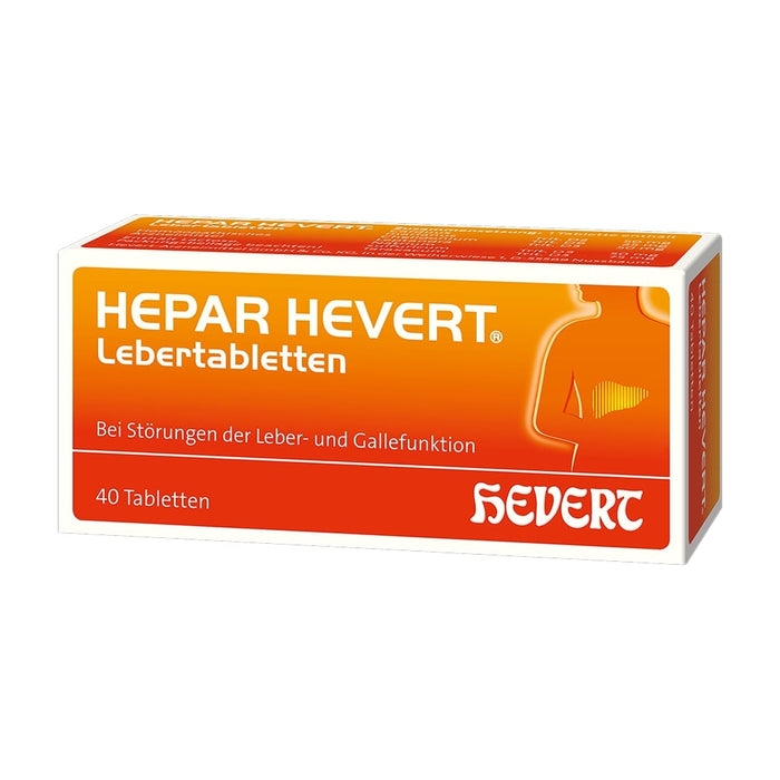 Hepar Hevert Lebertabletten, 40 pc Tablettes