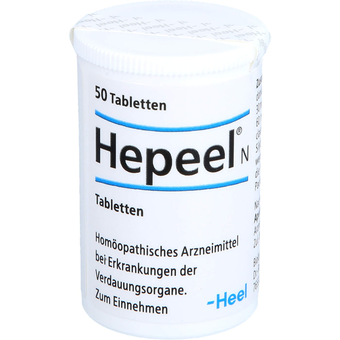 Hepeel N Tabletten bei Erkrankungen der Verdauungsorgane, 50 pc Tablettes