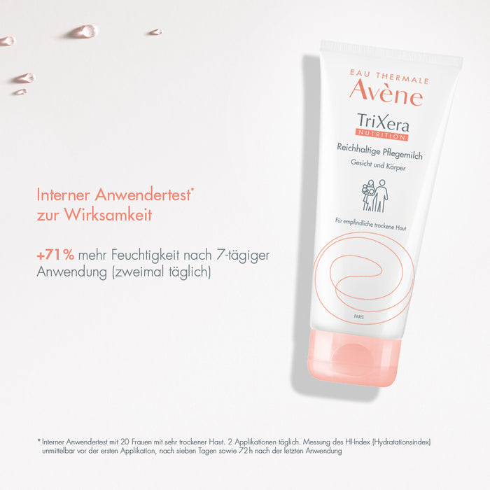 AVENE TriXera Nutrition Reichhaltige Pflegemilch, 200 ml Cream