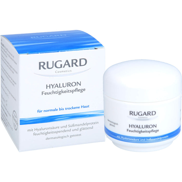 RUGARD Hyaluron Feuchtigkeitspflege für reife und trockene Haut, 100 ml Creme