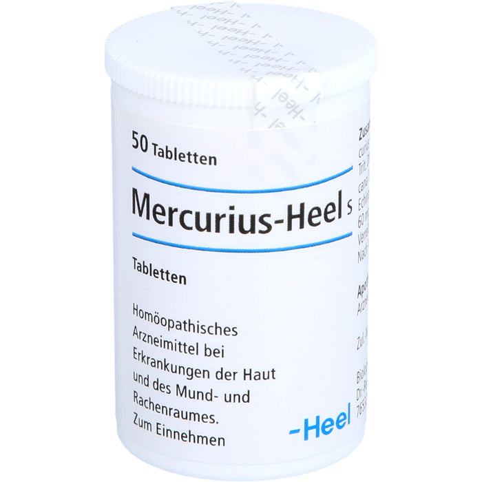 Mercurius-Heel S Tabletten bei Erkrankungen der Haut und des Mund- und Rachenraumes, 50 pcs. Tablets