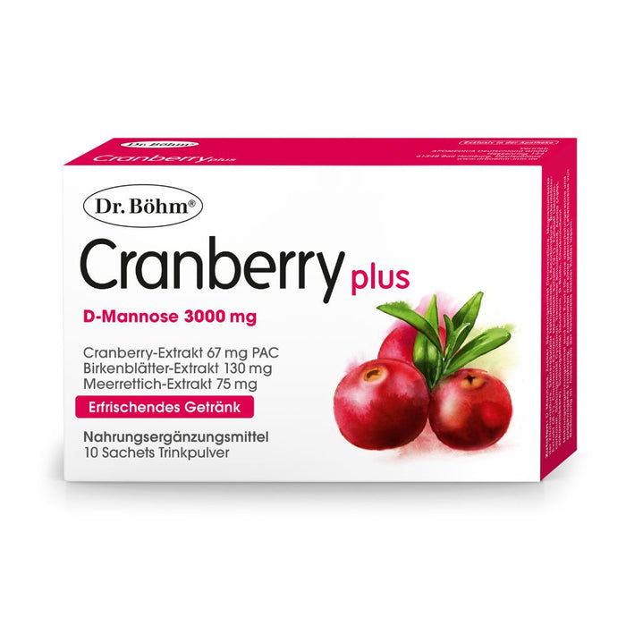 Dr Böhm Cranberry plus Sachets, 10 pc Sachets