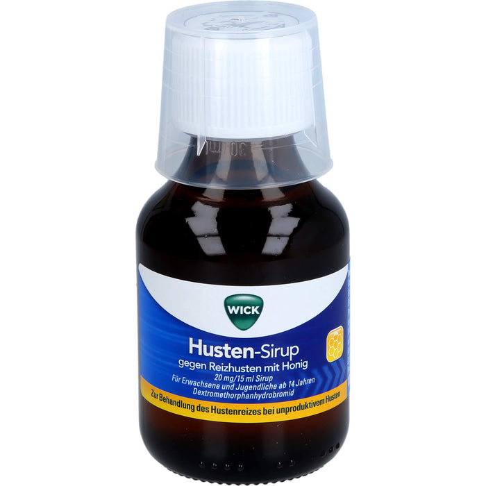 WICK Husten-Sirup gegen Reizhusten mit Honig, 120 ml Solution